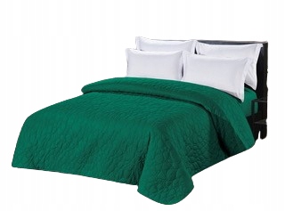 NARZUTA NA ŁÓŻKO DWUSTRONNA 170x210 GŁADKA JEDNOKOLOROWA KAPA