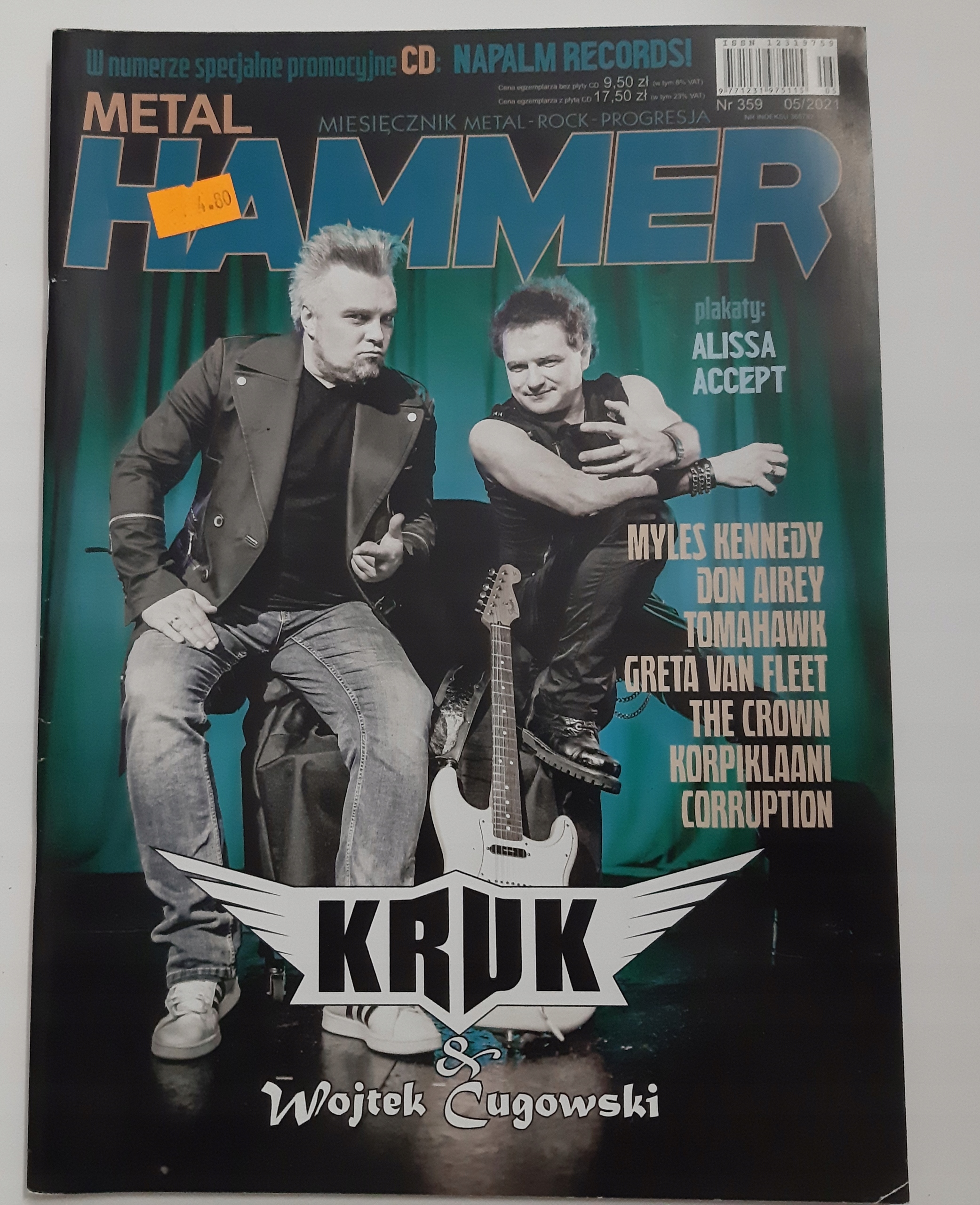 Metal Hammer Nr. 359 05/2021 + Plakat ISSN 12319759