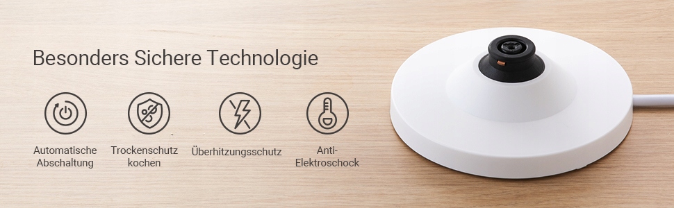 MIDEA Czajnik Elektryczny Stalowy 1.5L 2200W Regulacja Temperatury BPA Free — miniatura 9