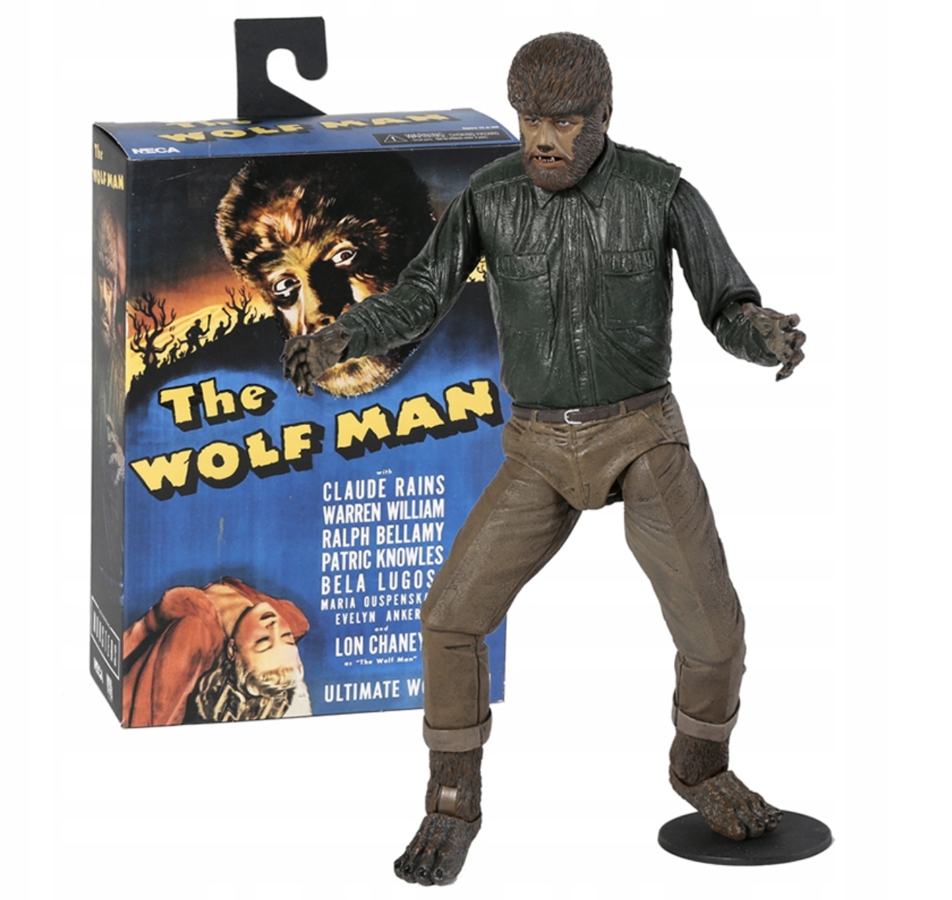 Barevná figurka Universal Monsters Ultimate Wolf Man
