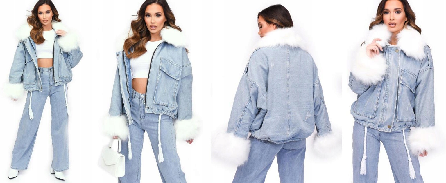 

Kurtka Jeansowa Z Futerkiem Katana Futerko Miś S/m