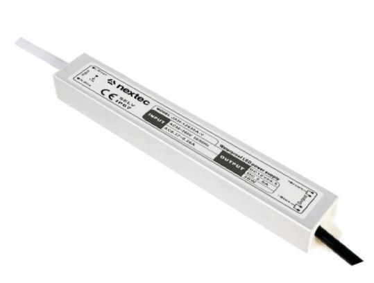 

Zasilacz do taśm Led 12V 40W Slim Wodoodporny