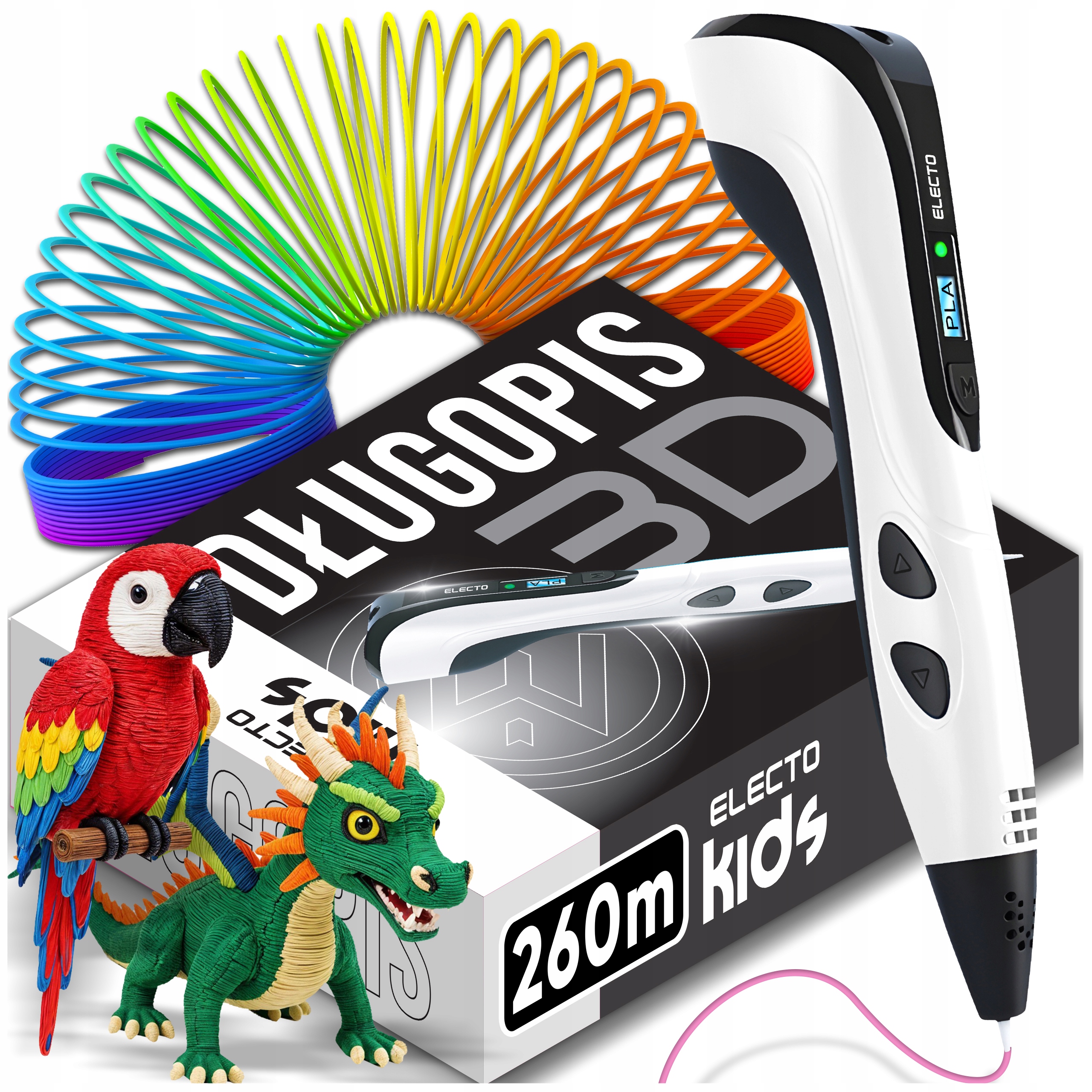 Długopis 3D Electo Magiczny Długopis Dla Dziecka Kreatywny