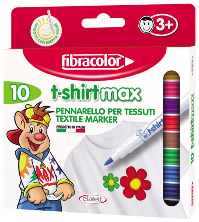 0739 Markery do Tkanin T-ShirtMAX FIBRACOLOR 10kol