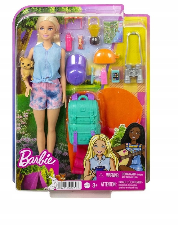 BÁBIKA BARBIE MALIBU V KEMPE + doplnky Spací vak