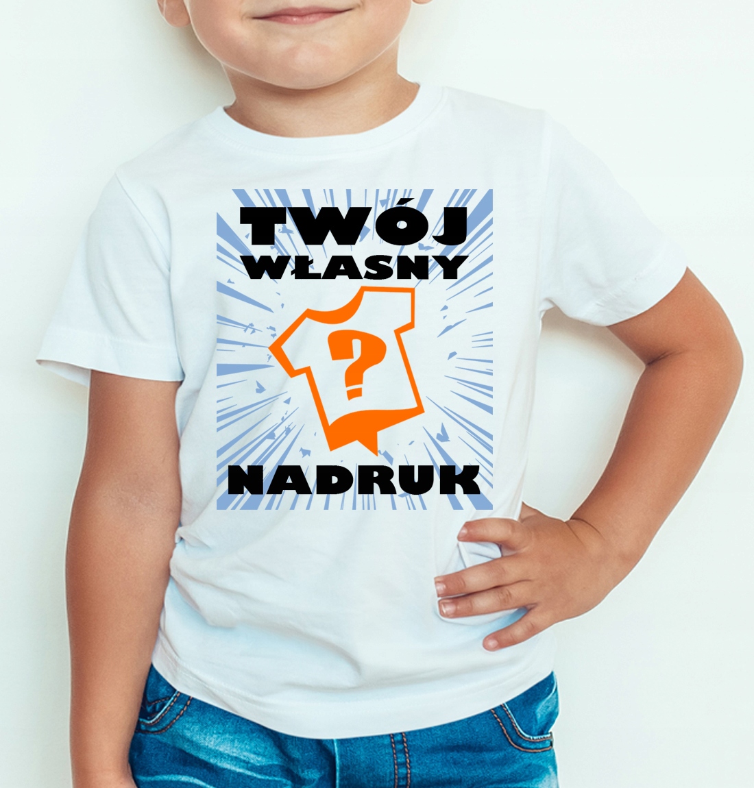 

Koszulka dla dzieci Z Własnym Nadrukiem Napisem