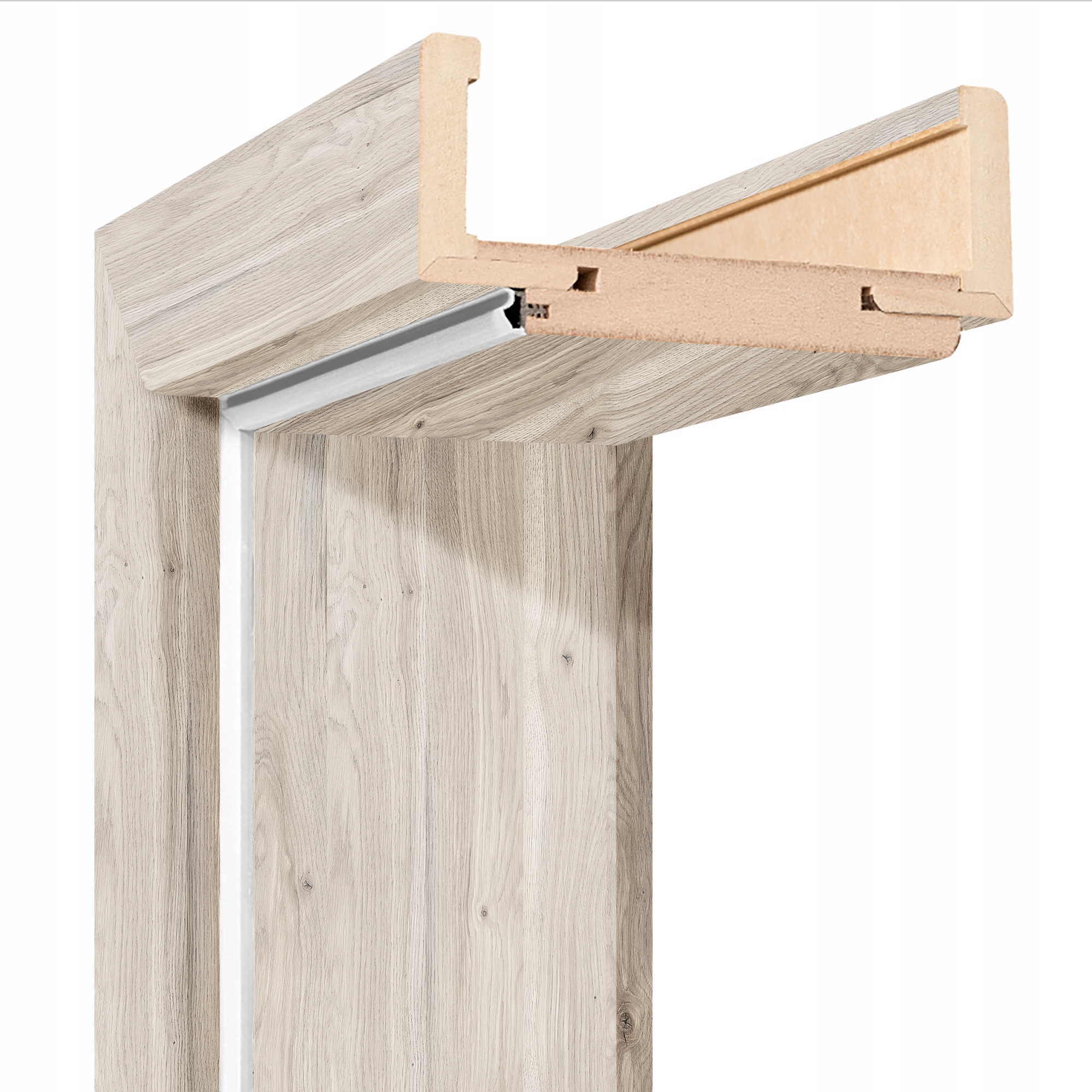 OŚCIEŻNICA REGULOWANA DO DRZWI BEZPRZYLGOWYCH ZAKRES 8.5-20.5 cm Materiał MDF