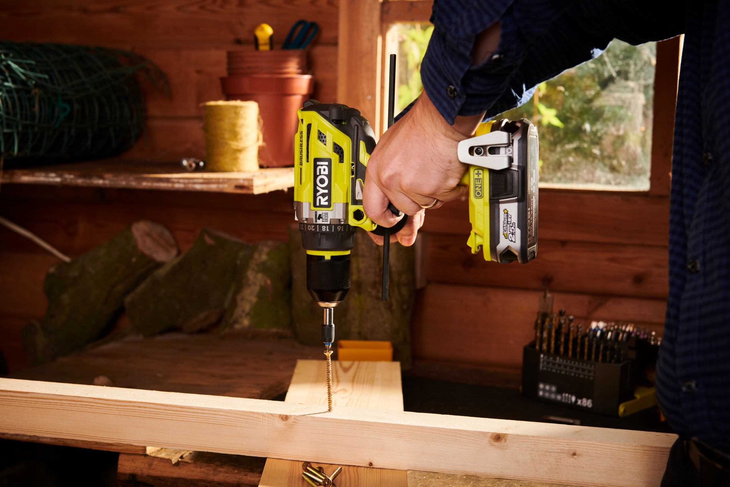 Ryobi R18PD7 Wkrętarka udarowa BEZSZCZOTKOWA 85Nm Marka Ryobi