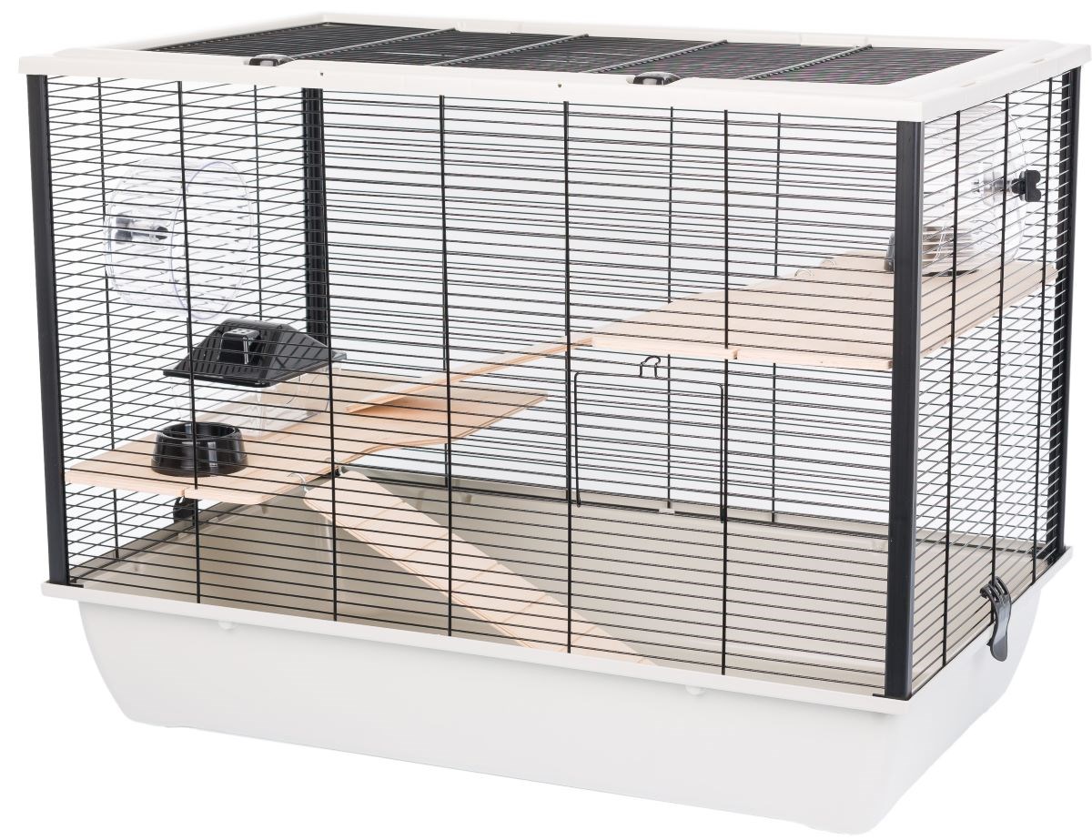 Inter-zoo Hugo Wood grey klec pro hlodavce 78 x 48 x 58cm