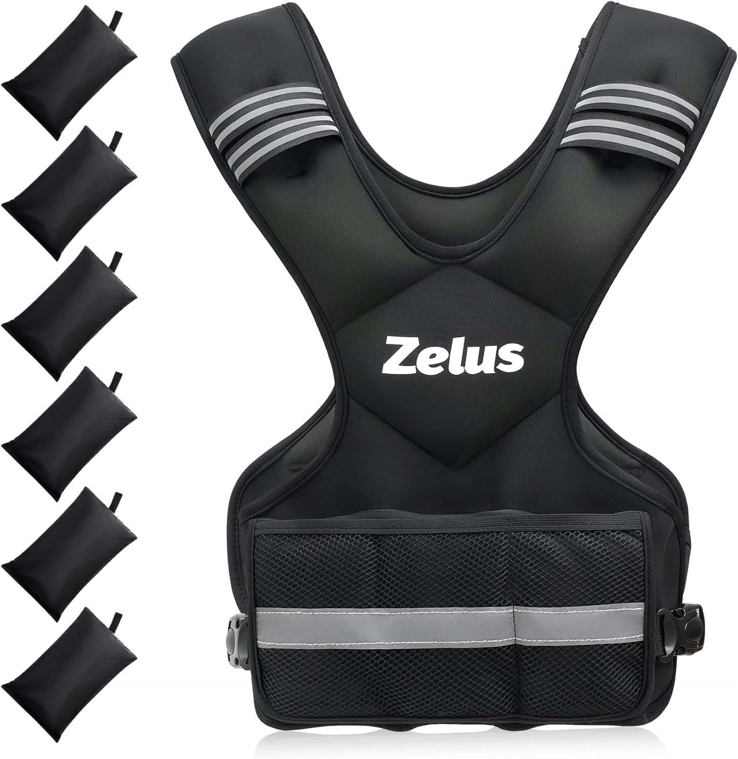 Kamizelka obciążeniowa Zelus 9-14,5 kg regulowana
