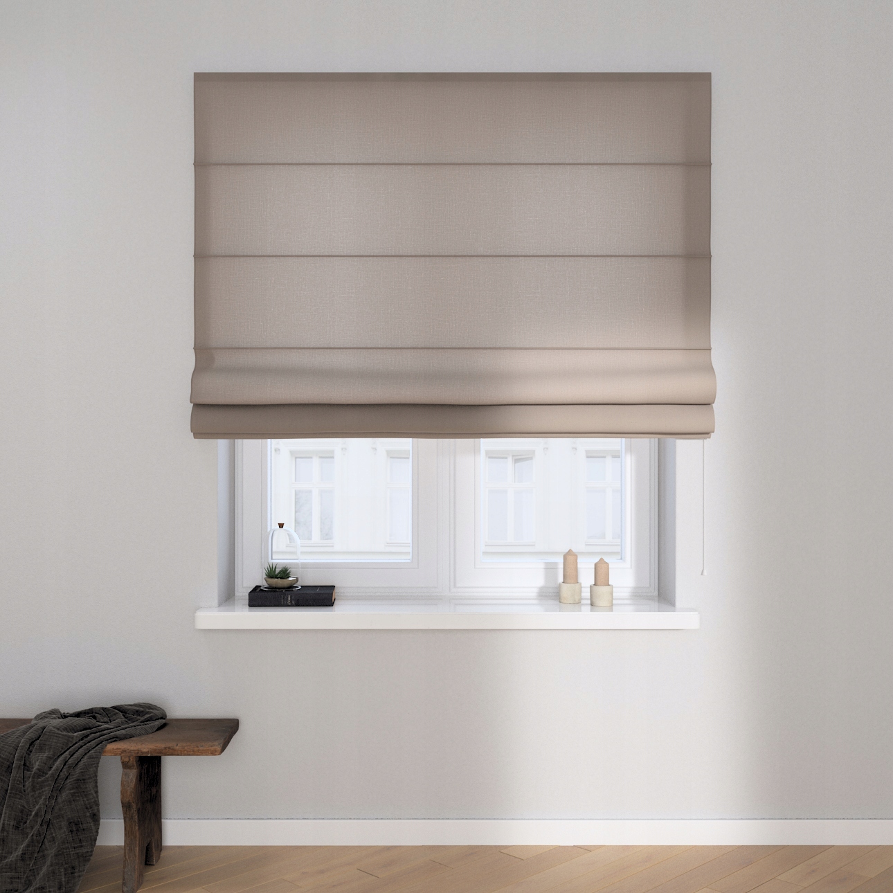 Hotová rímska roleta Capri 130x170 cm béžová