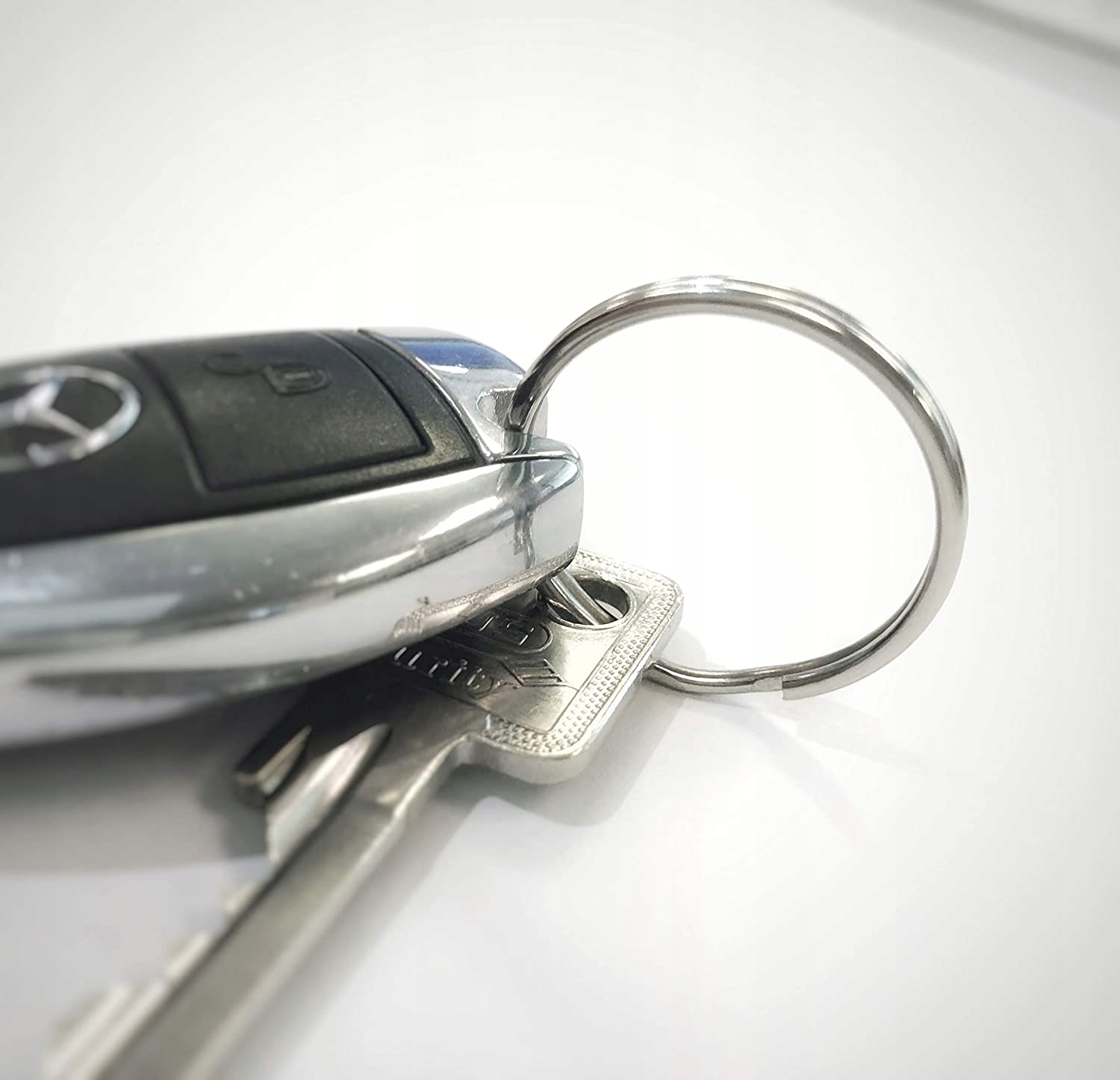 BRELOK BRELOCZEK KÓŁKO PIERŚCIEŃ DO KLUCZY 10szt Kolekcja NIKLOWANE