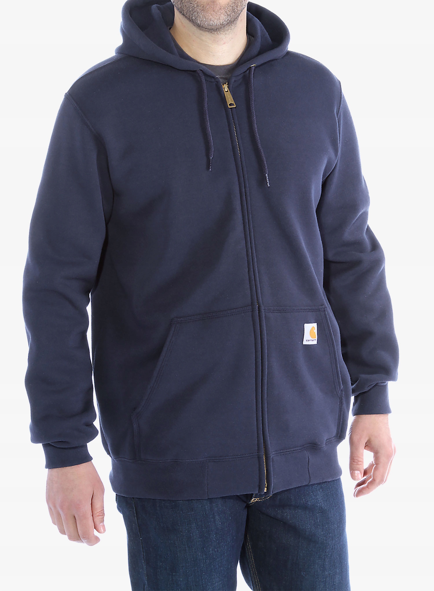 Rozepínací mikina Carhartt Zip Hooded Sweatshirt new navy M
