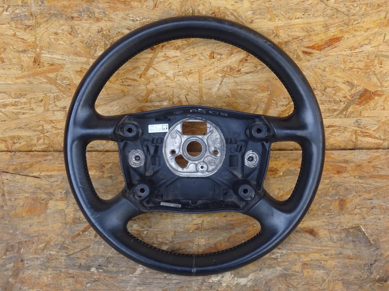 AUDI A6 C5 97-04 KIEROWNICA SKÓRA CZARNA BLACK SOUL 8Z0419091E