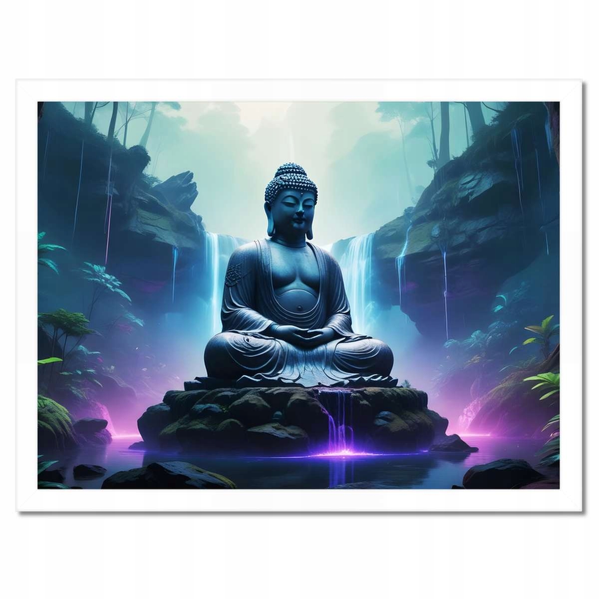 Plakáty v rámu 40x30 Buddha a meditace