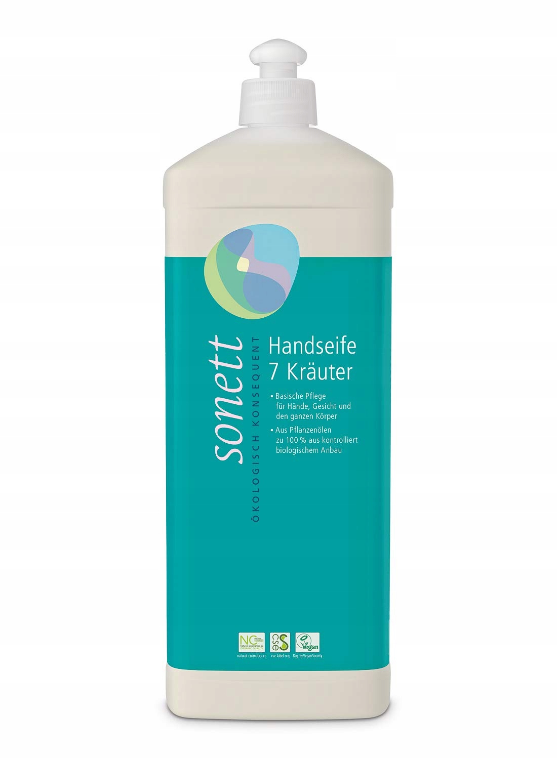 Sonett Ruční mýdlo 7 bylin 1 Litr Ekologické Přírodní Bez Sls