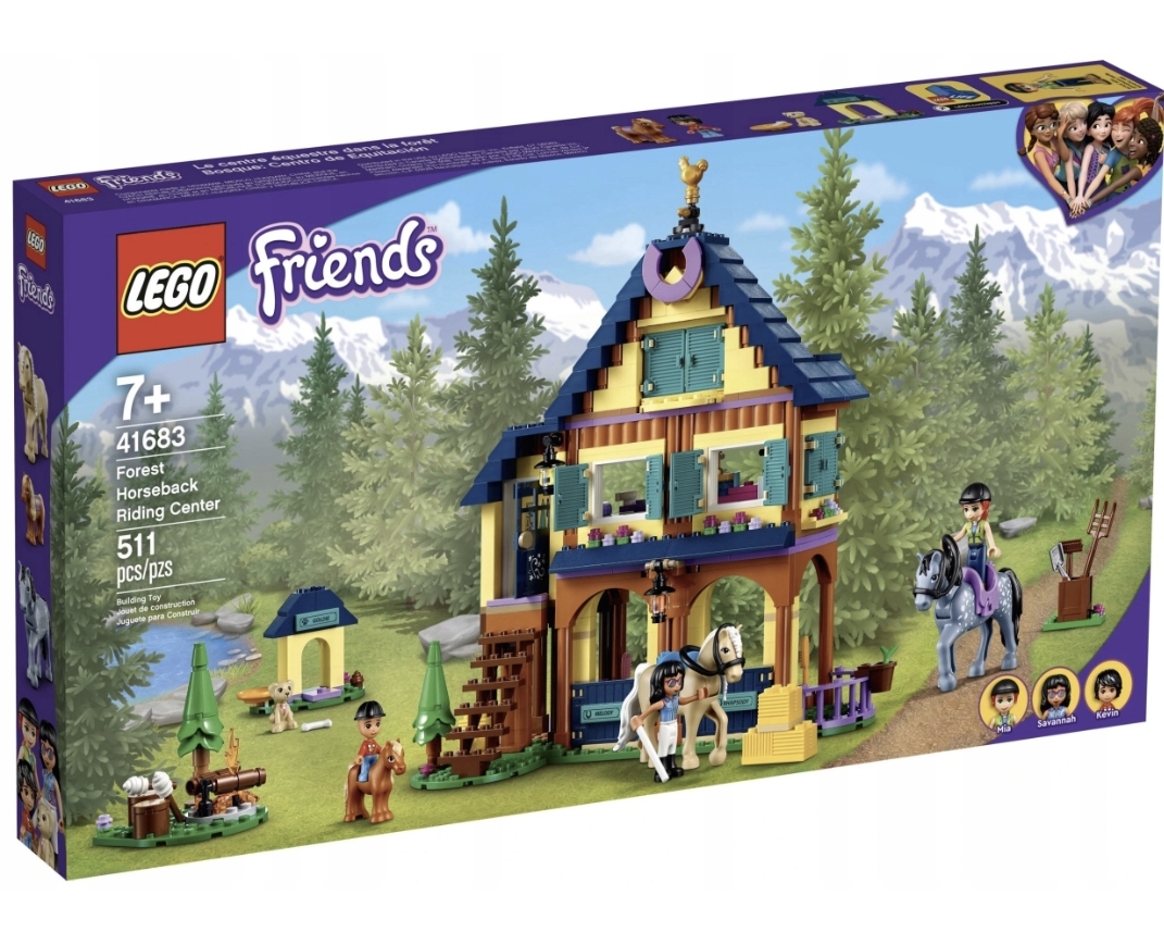 

Lego Friends 41683 Leśne centrum jeździeckie