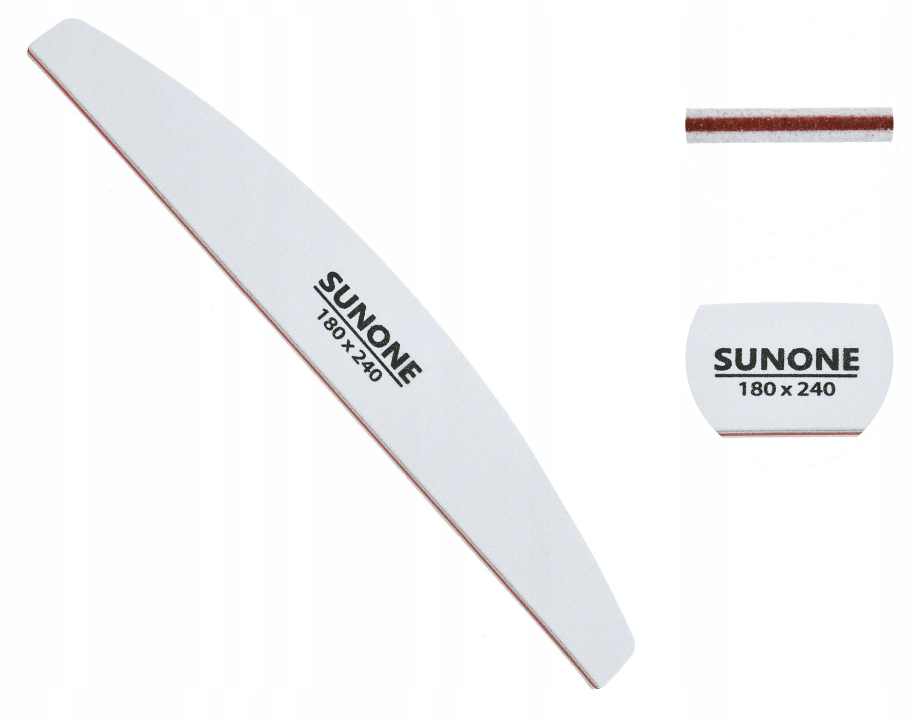 

Sunone Pilnik Biały Łódka 180/240 10 sztuk