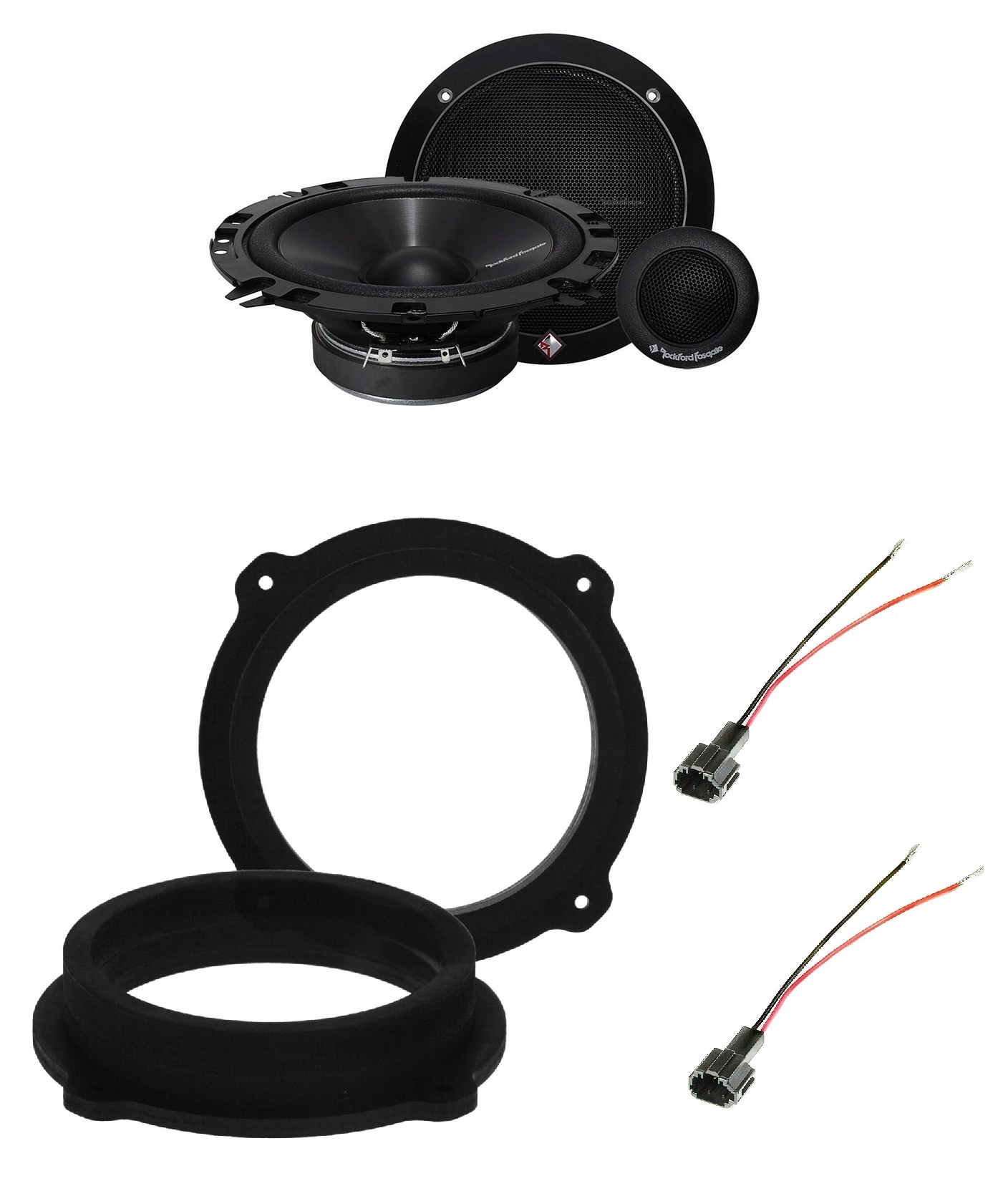 Automobilové reproduktory 165 mm Rockford Fosgate R165-S Hyundai ix35 Predné Zadné