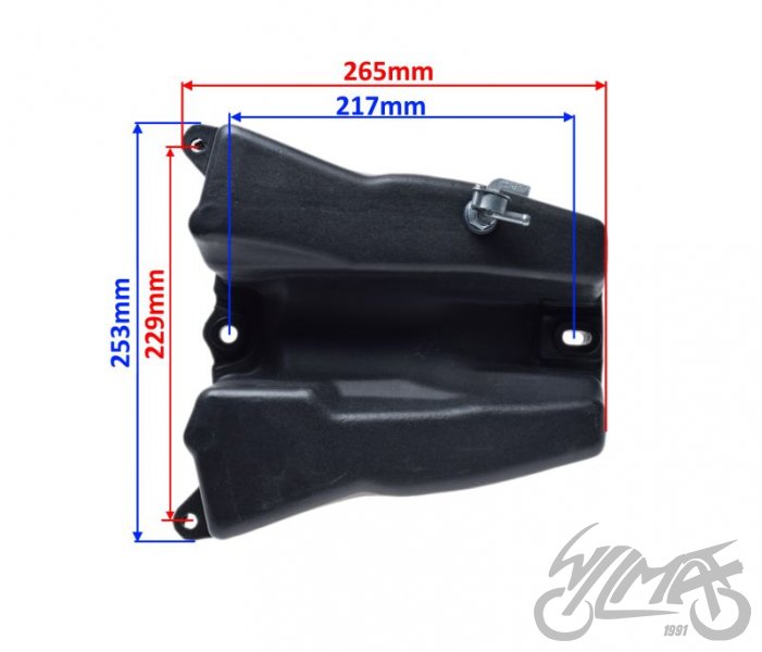 BAK ZBIORNIK PALIWA CROSS 110 125 KXD KINGWAY Numer katalogowy części zq5006