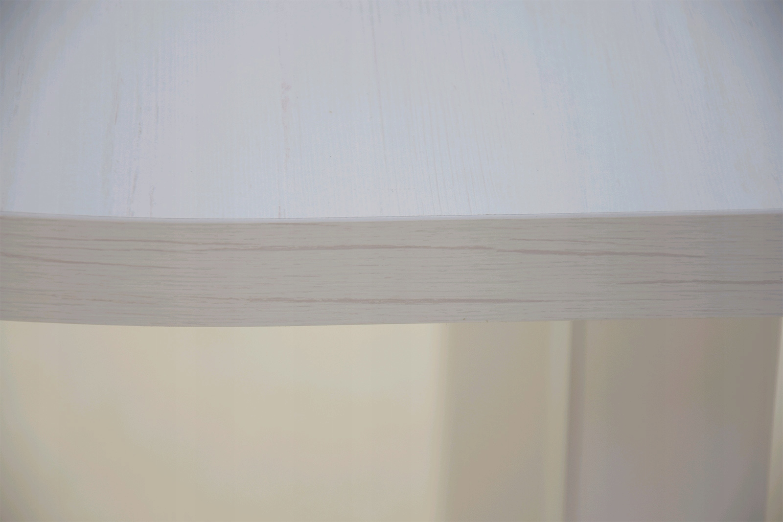 Modny zestaw STÓŁ OWAL z krzesłami 4 szt BIAŁE Wielkość stołu 4 osobowy