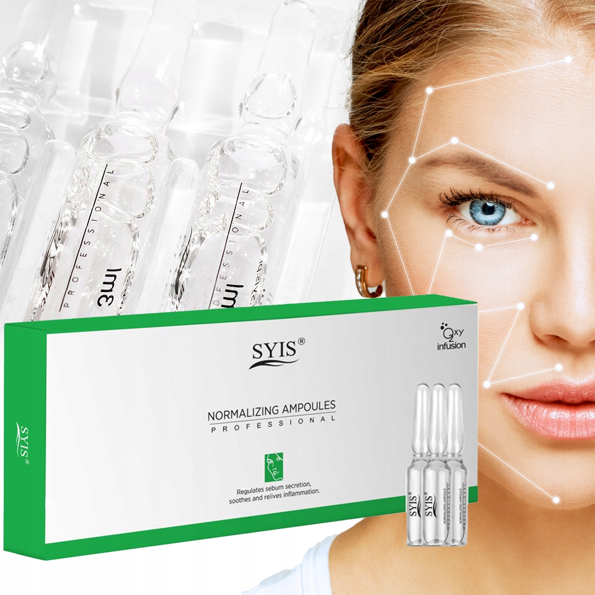 

Syis ampułki serum normalizujące do twarzy 10x3 ml