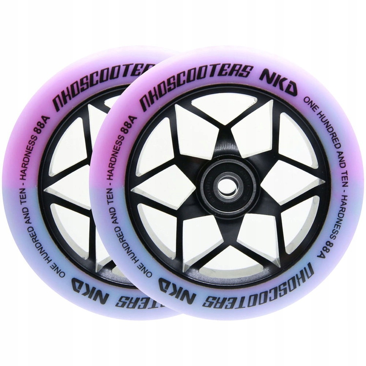 Kola pro koloběžku Nkd Goat Stunt Scooter Wheels Mátově růžová 110 mm