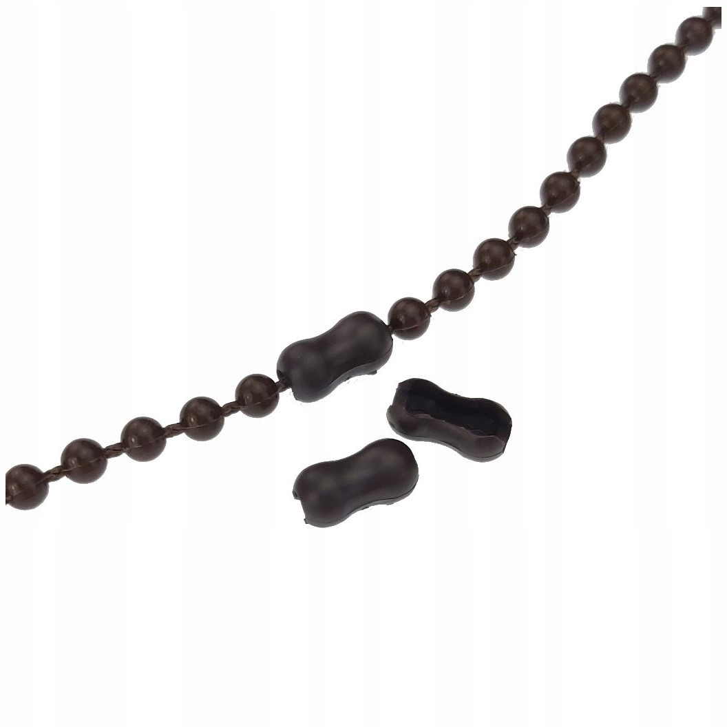 

Łącznik łańcuszka rolet zrywalny 4,4mm ciemny brąz