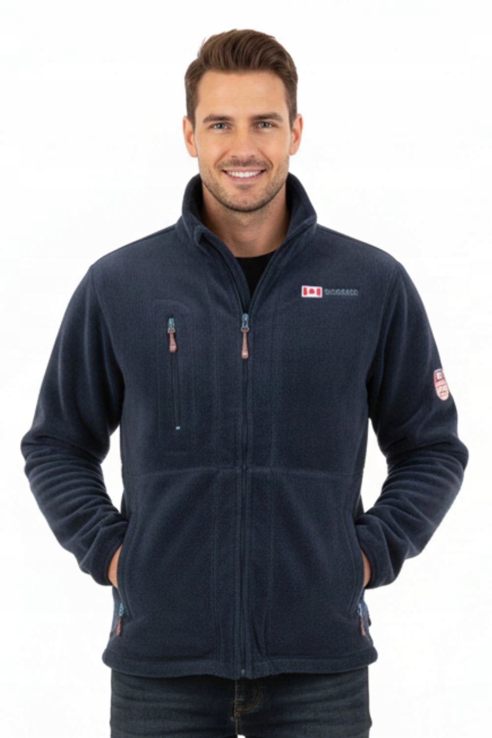 Pánská mikina Anapurna teplá, rozepínací, tmavě modrá vel. S