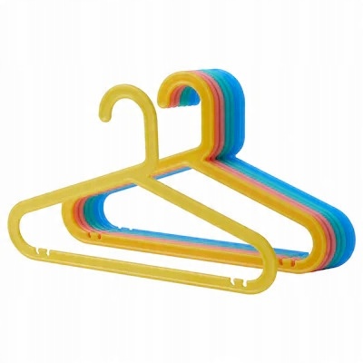 

Kolorowe Wieszaki Dziecięce 8 Szt Bagis Ikea