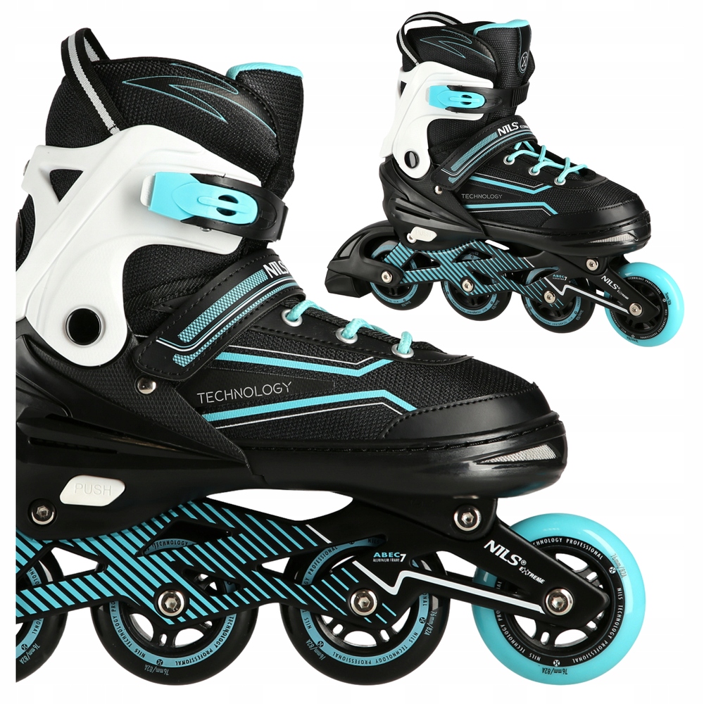 Kolečkové Brusle s regulací Brusle 2v1 Rekreační Pro Mládež Kaučuková kolečka 39-42