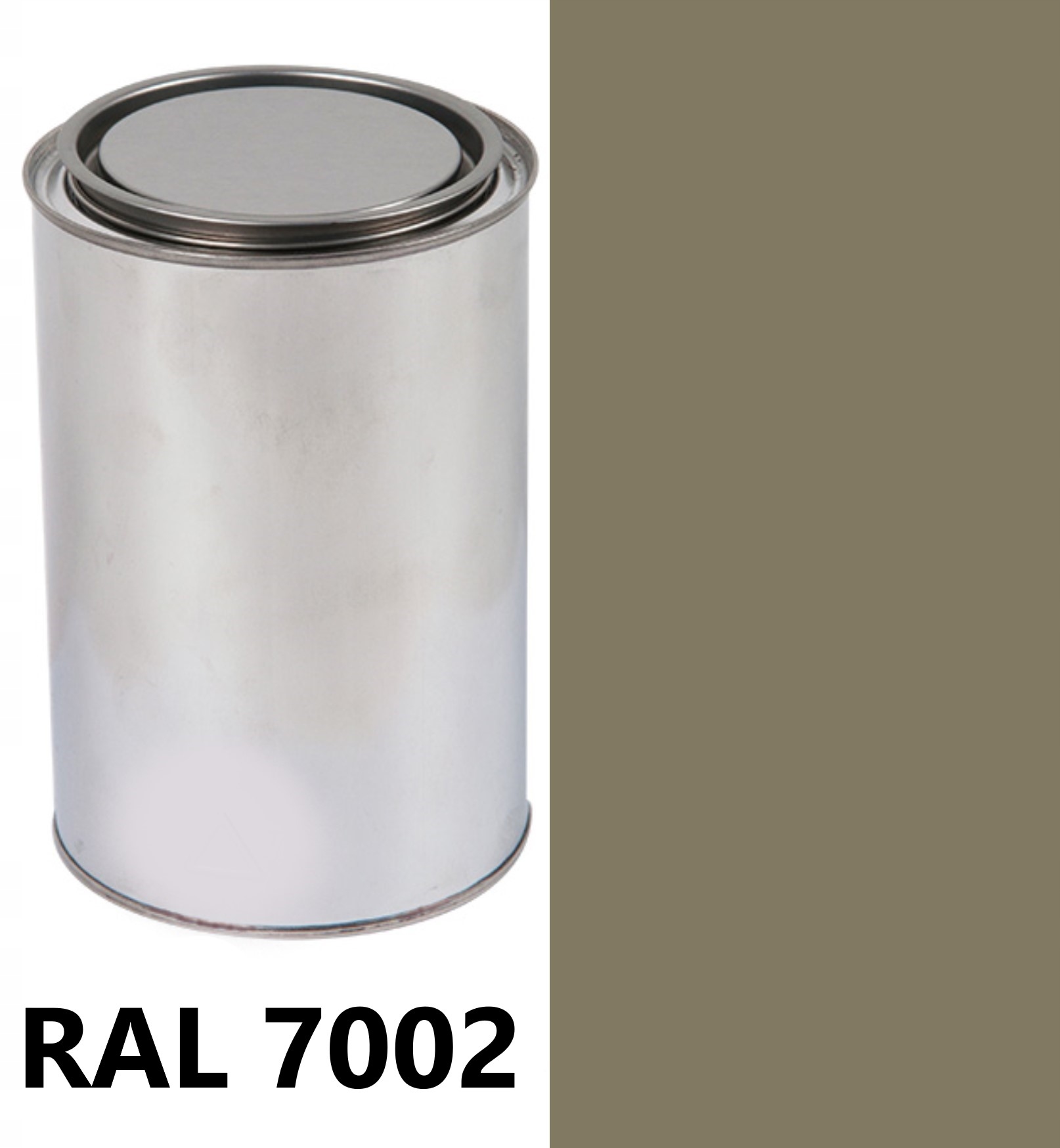 RAL 7002 MAT 2 - 3 % NITRO SZARY OLIWKOWY LAKIER FARBA DO DREWNA METALU ...