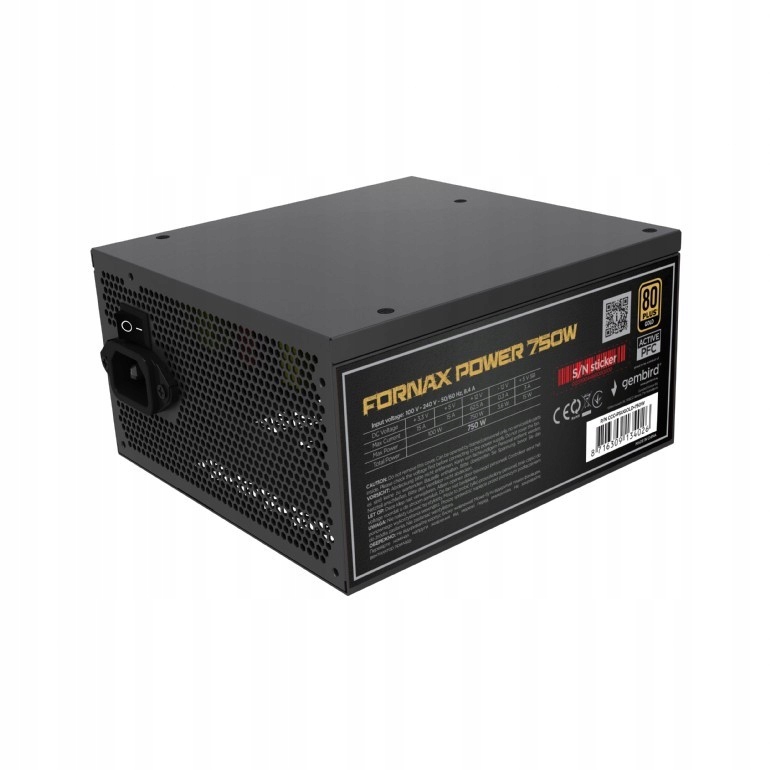 Gembird Fx modular 750W 80+ Gold Atx 3.1