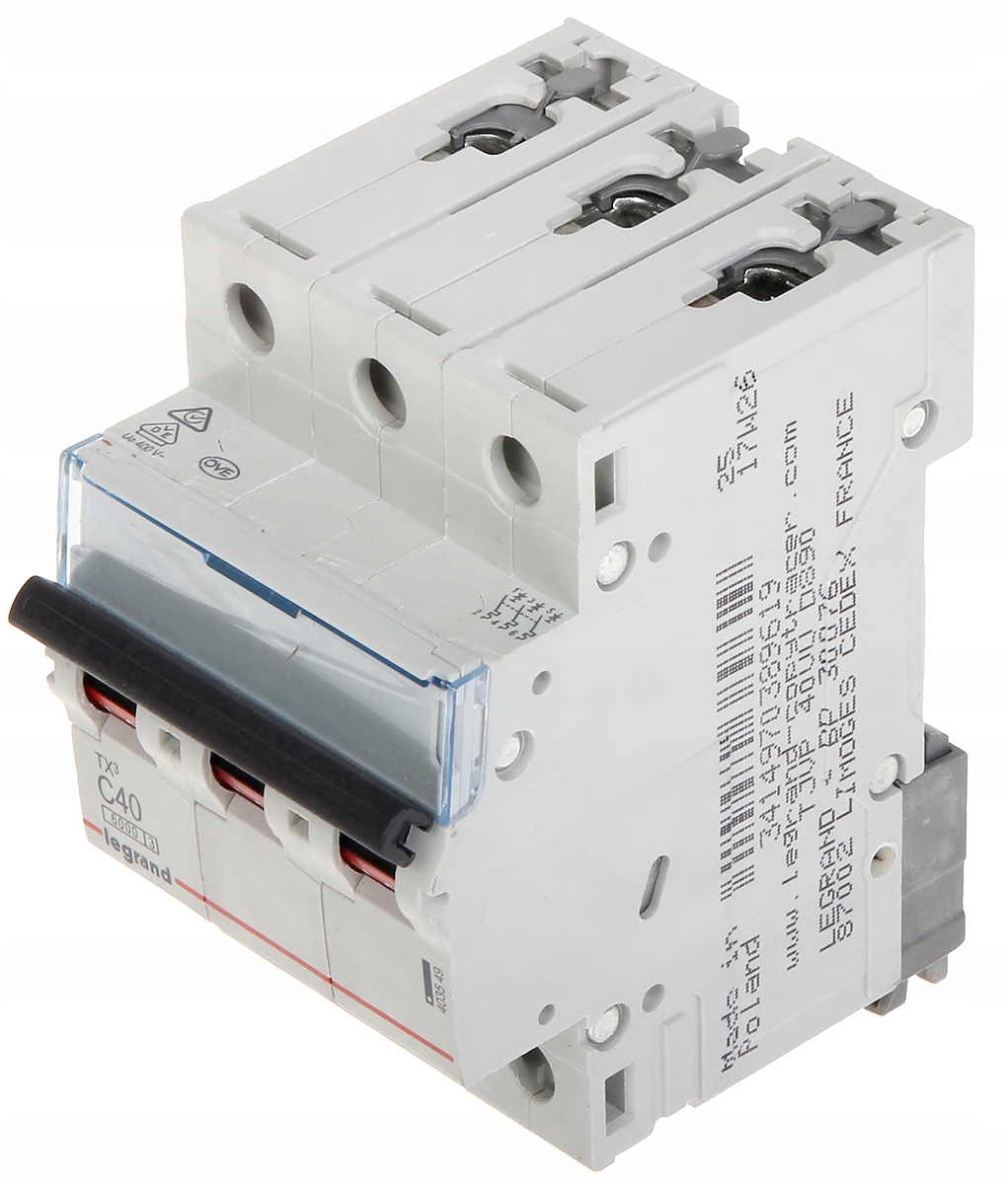 Nadproudový spínač 40A typ C Legrand 403549