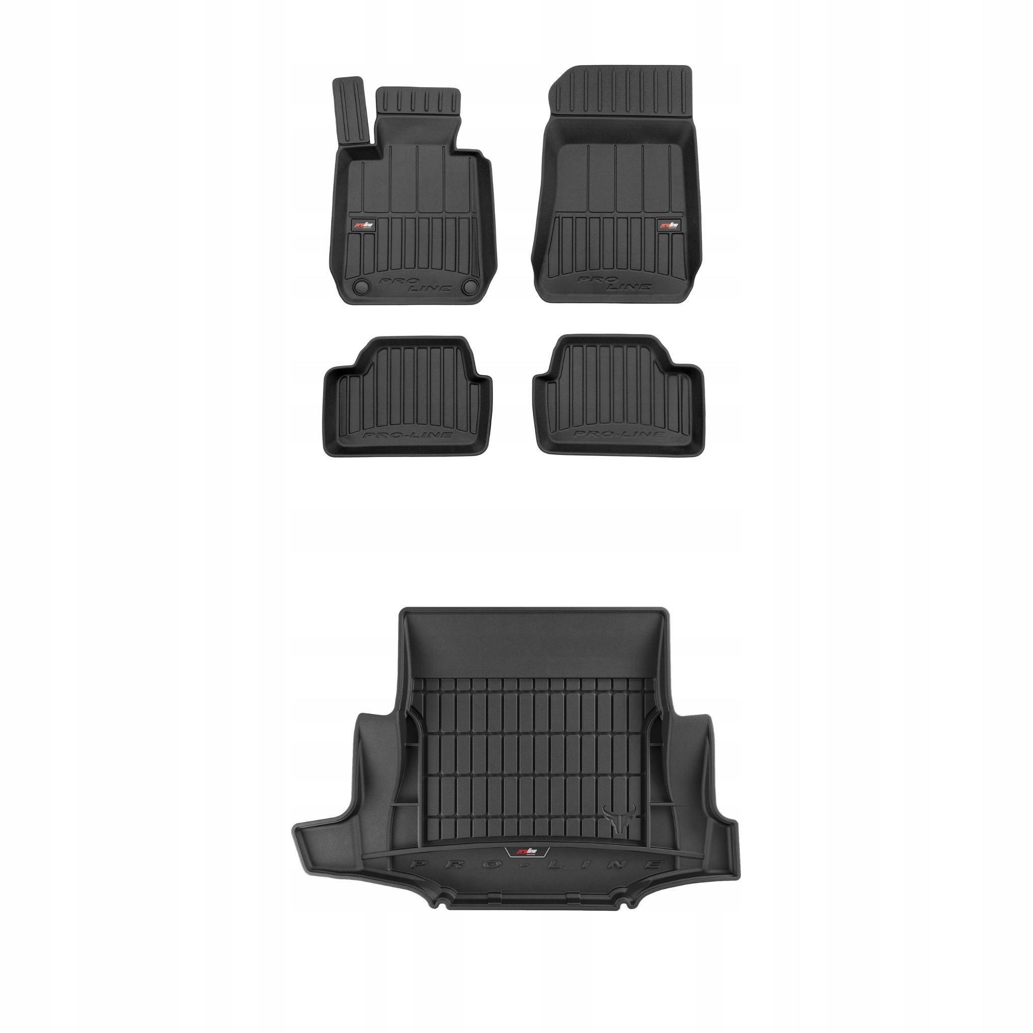 Frogum 3D sada gumových koberců a rohože s logem pro Bmw 1 E81 2004-11