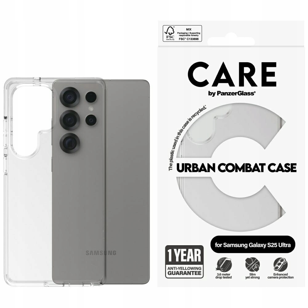 Pouzdro by PanzerGlass Flagship Urban Combat Case pro Samsung Galaxy S25 Ultra