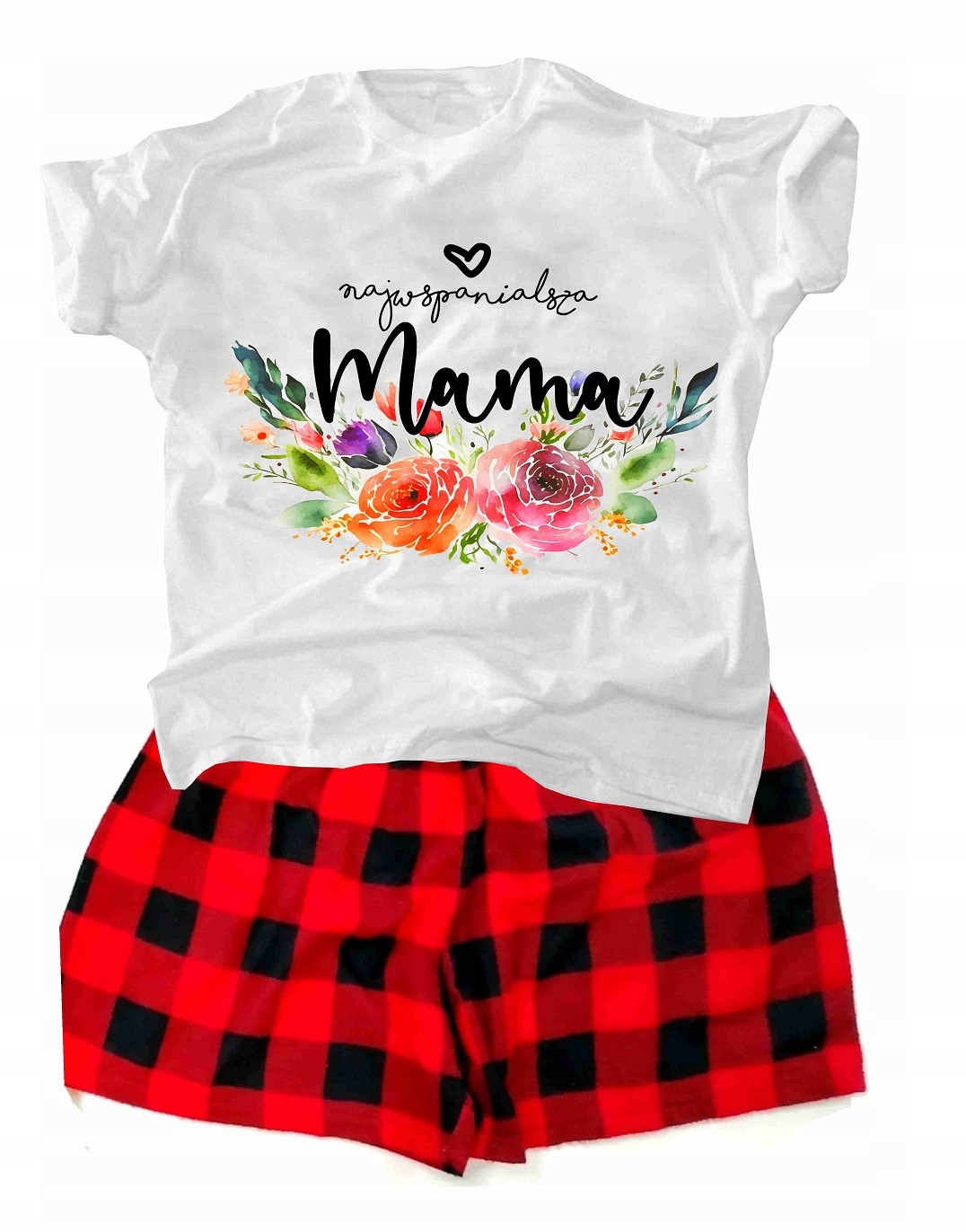 Dárek k svátek matek bavlněné dámské pyžamo pro maminku Xs