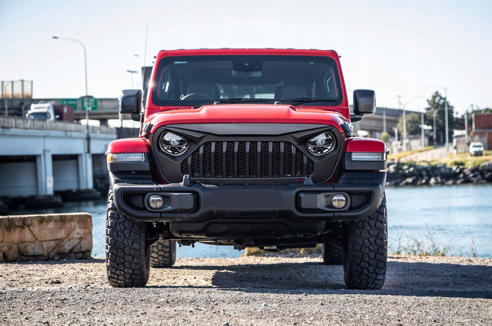 JEEP WRANGLER JL 2018+ GRILL PRZEDNI MODEL PUNISHER Producent części Inny