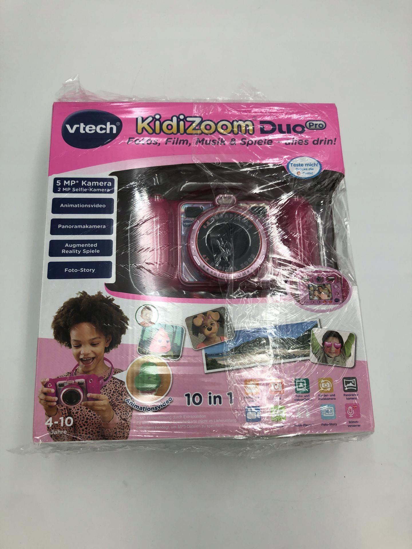 APARAT FOTOGRAFICZNY DLA DZIECI VTECH KIDIZOOM DUO PRO 5 MPX ODCIENIE RÓŻU Materiał plastik szkło