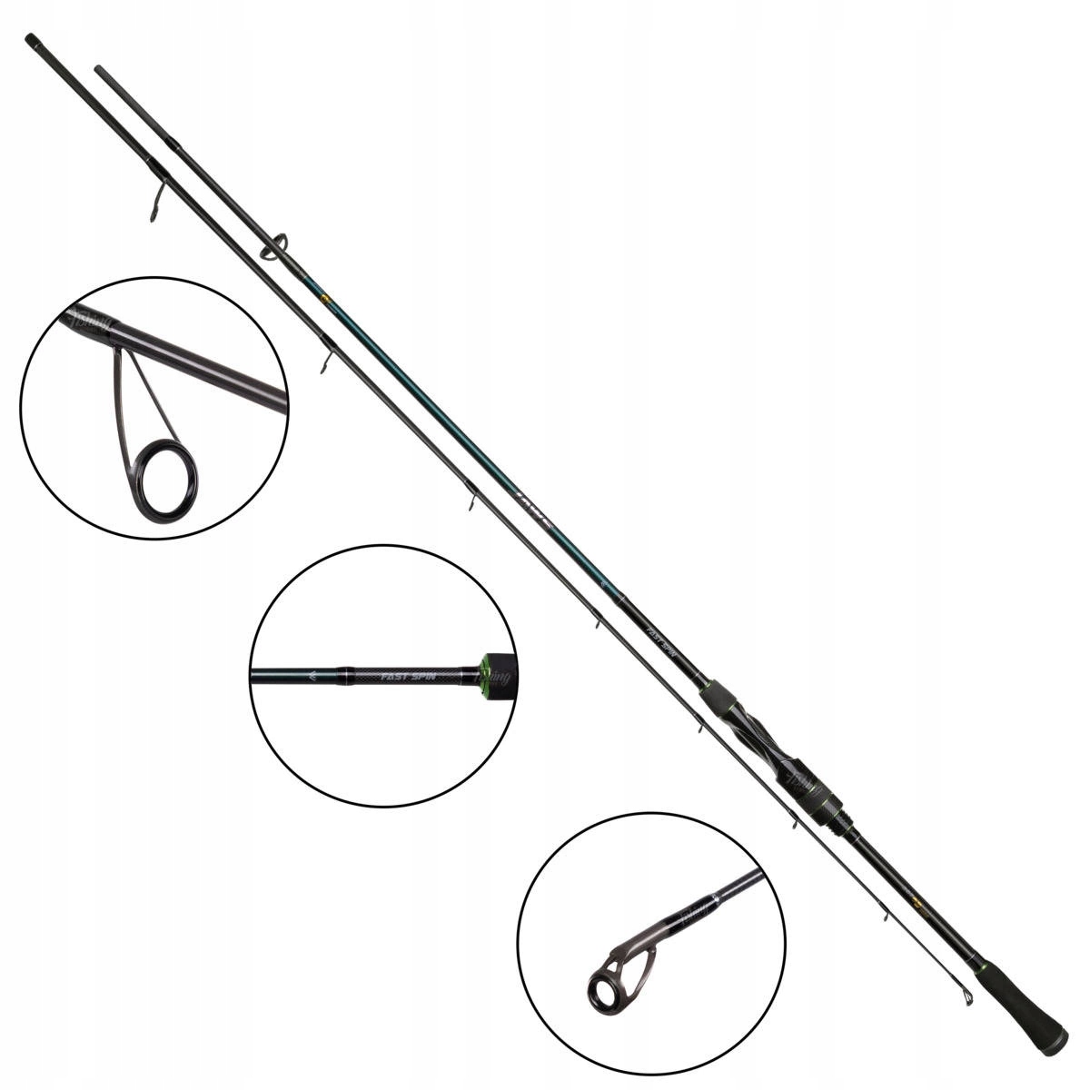 Wędka Mikado Jaws Fast Spin 2.40m 7-36g Gratis!!!