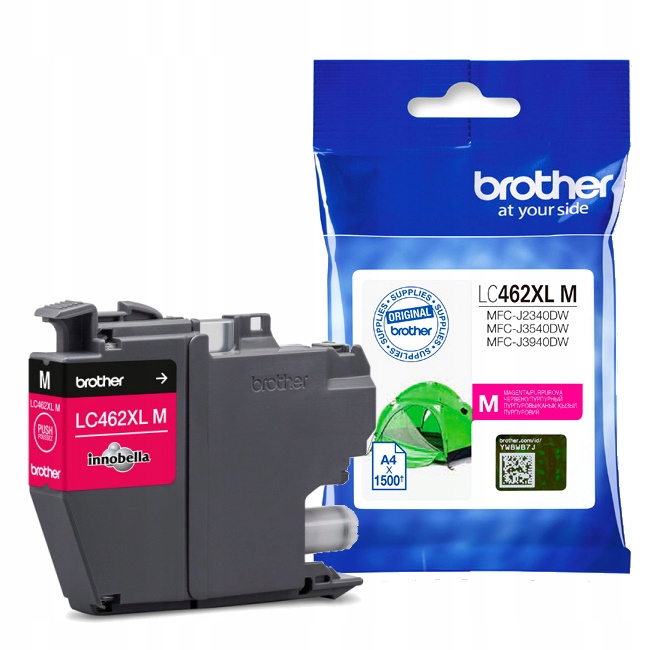 

Tusz XL Czerwony Brother MFC-J3940DW LC462XL-M