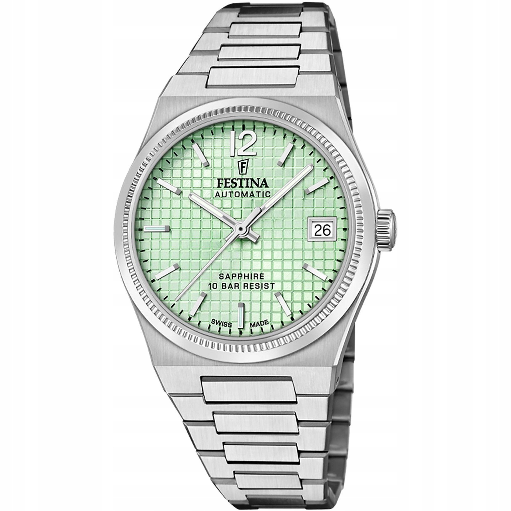 Festina Swiss Made 20029/3 Automatické hodinky s ciferníkem v barvě šalvěje