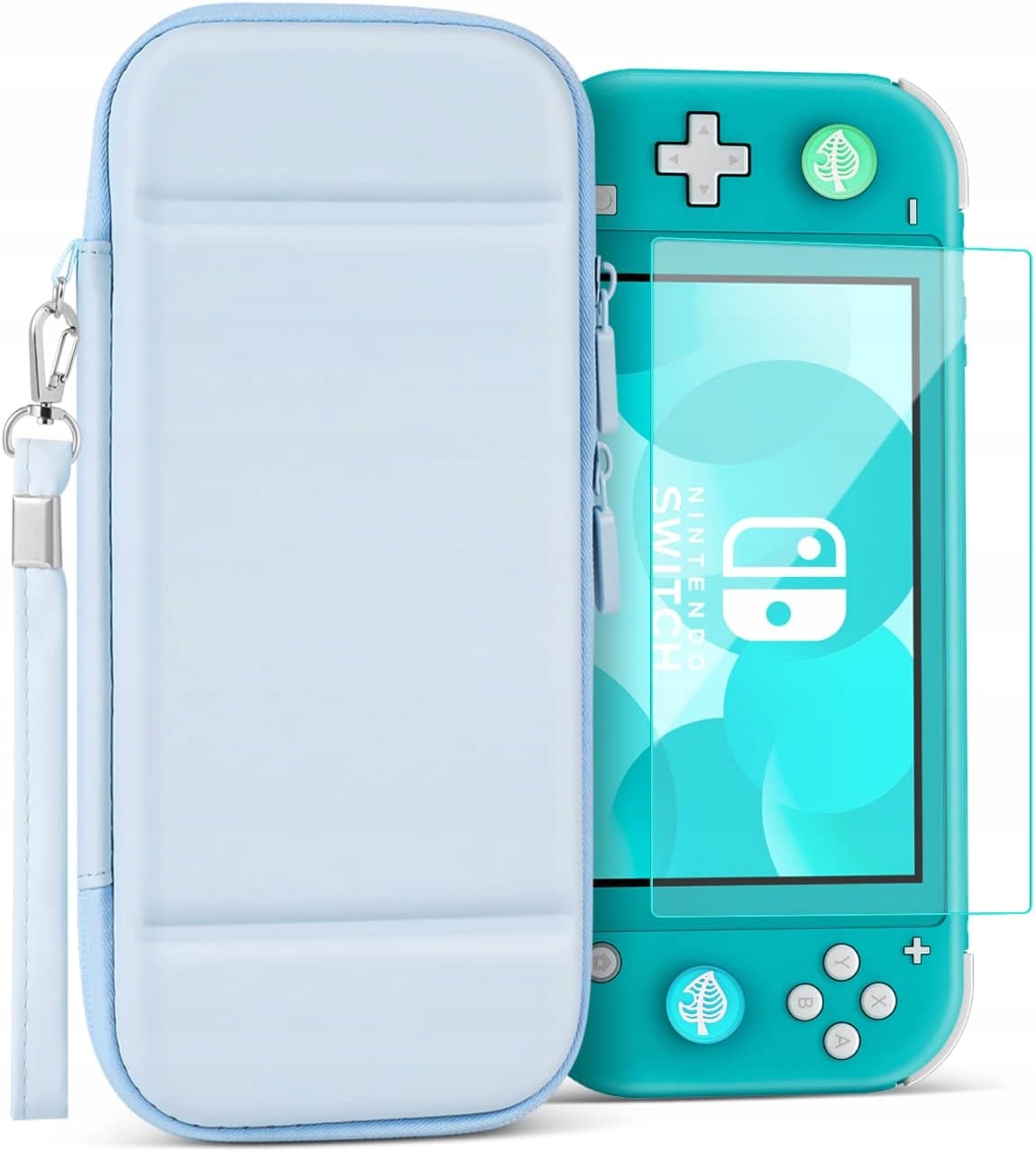 TNP Zamykane wyściełane etui case Nintendo Switch Lite+ akcesoria zestaw