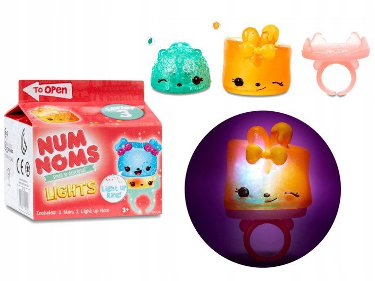 

Mga Pudełeczeko Num Noms Świecące Pierścionki