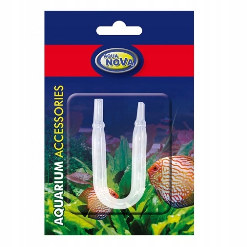 

Szklana rurka na wężyk 6mm kolanko U