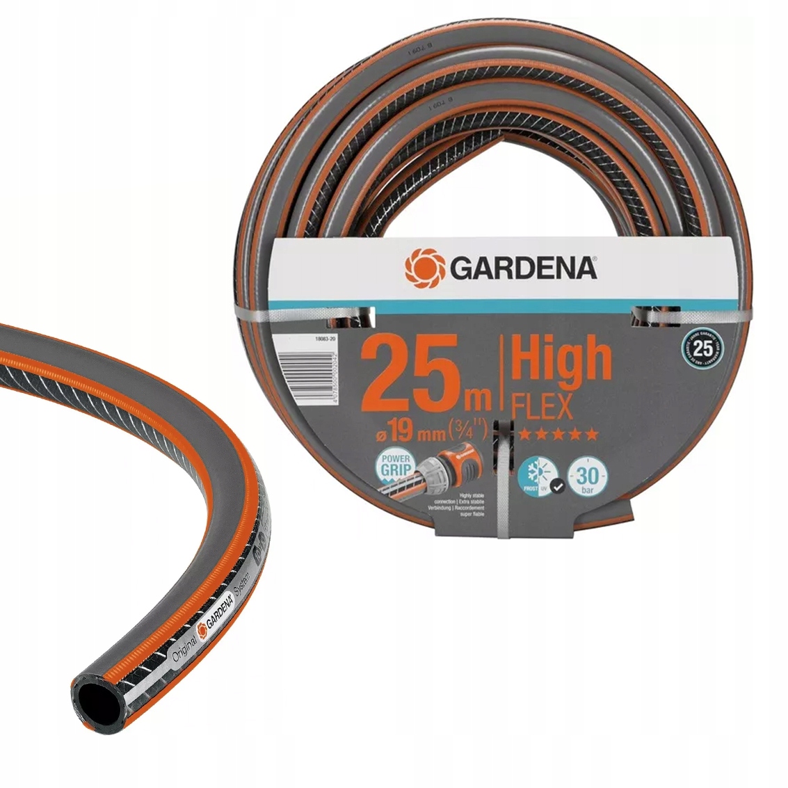 

Wąż Ogrodowy Gardena Comfort HighFlex 3/4″ 25m!