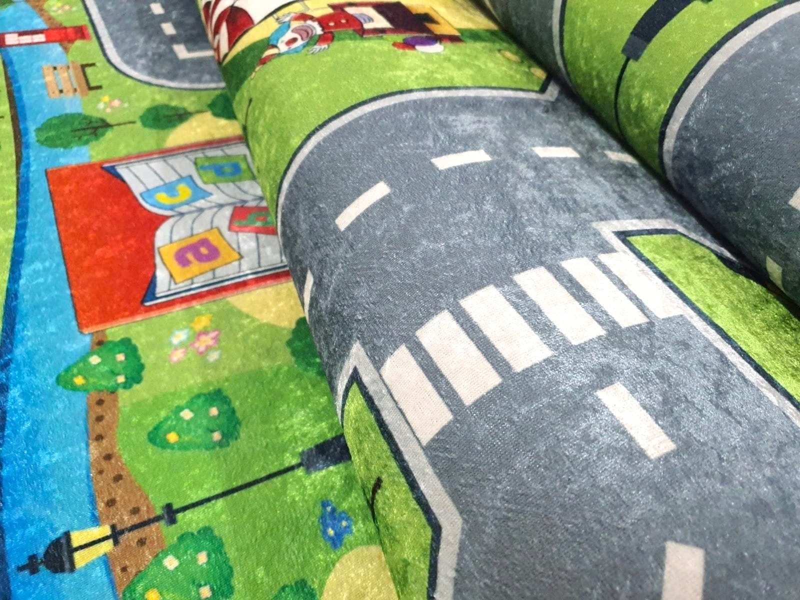 Dywan DIGITAL EMMA MIASTO ulice drogi auta 80x150 Długość 150 cm