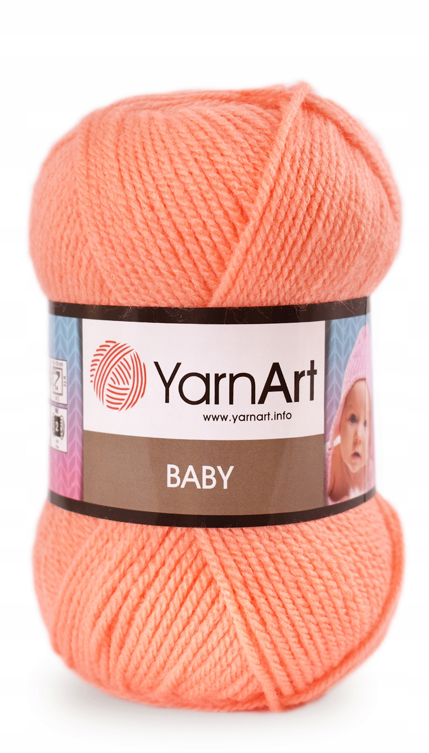 Włóczka YarnArt Baby 622 morela
