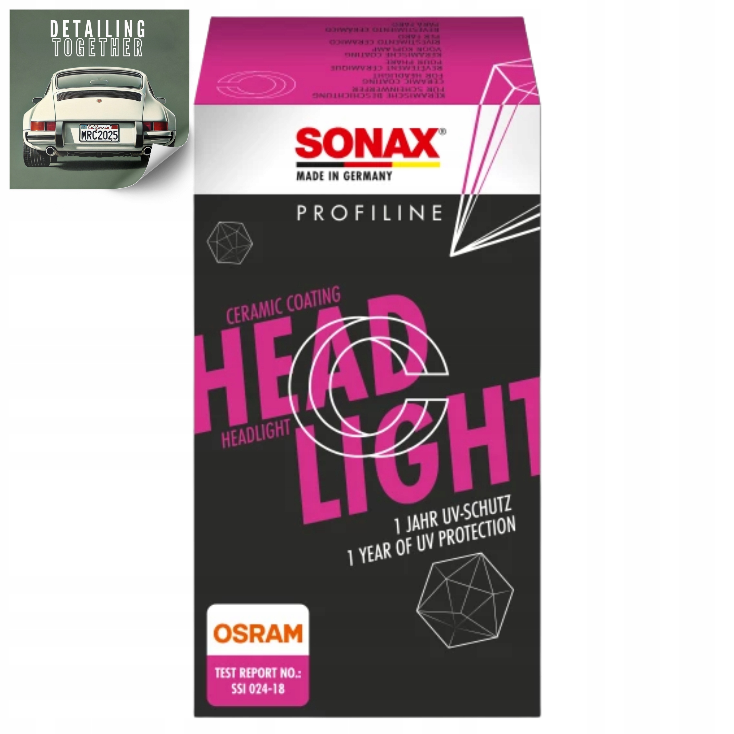 Powłoka Ceramiczna Do Reflektorów Sonax Profiline Headlight Coating 10x 5ml