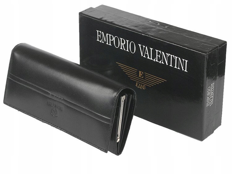 Dámská peněženka Emporio Valentini černá 563-PL11 Nero